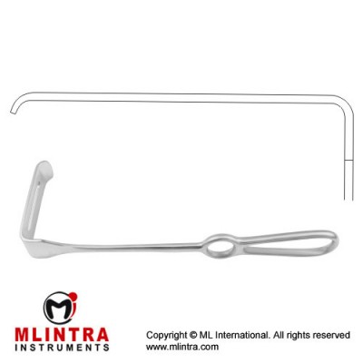 Coryllos Retractor Stainless Steel, 24 cm - 9 1/2" Blade Size 85 x 22 mm Coryllos Retractor Stainless Steel, 24 cm - 9 1/2" Blade Size 85 x 22 mm